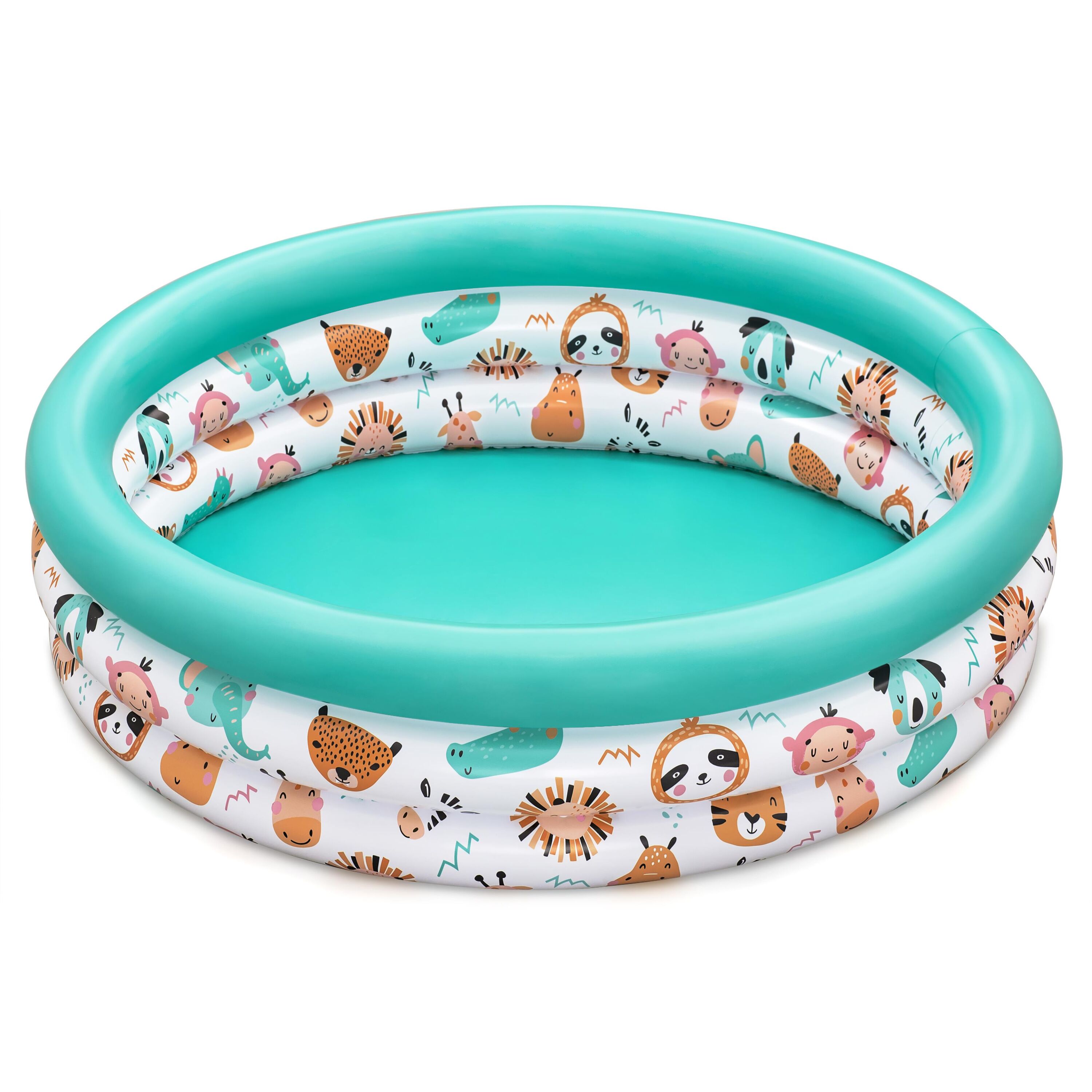 Bestway® 3-Ring Safari Pals™ Inflatable Kiddie Pool 1.02 m x 25 cm