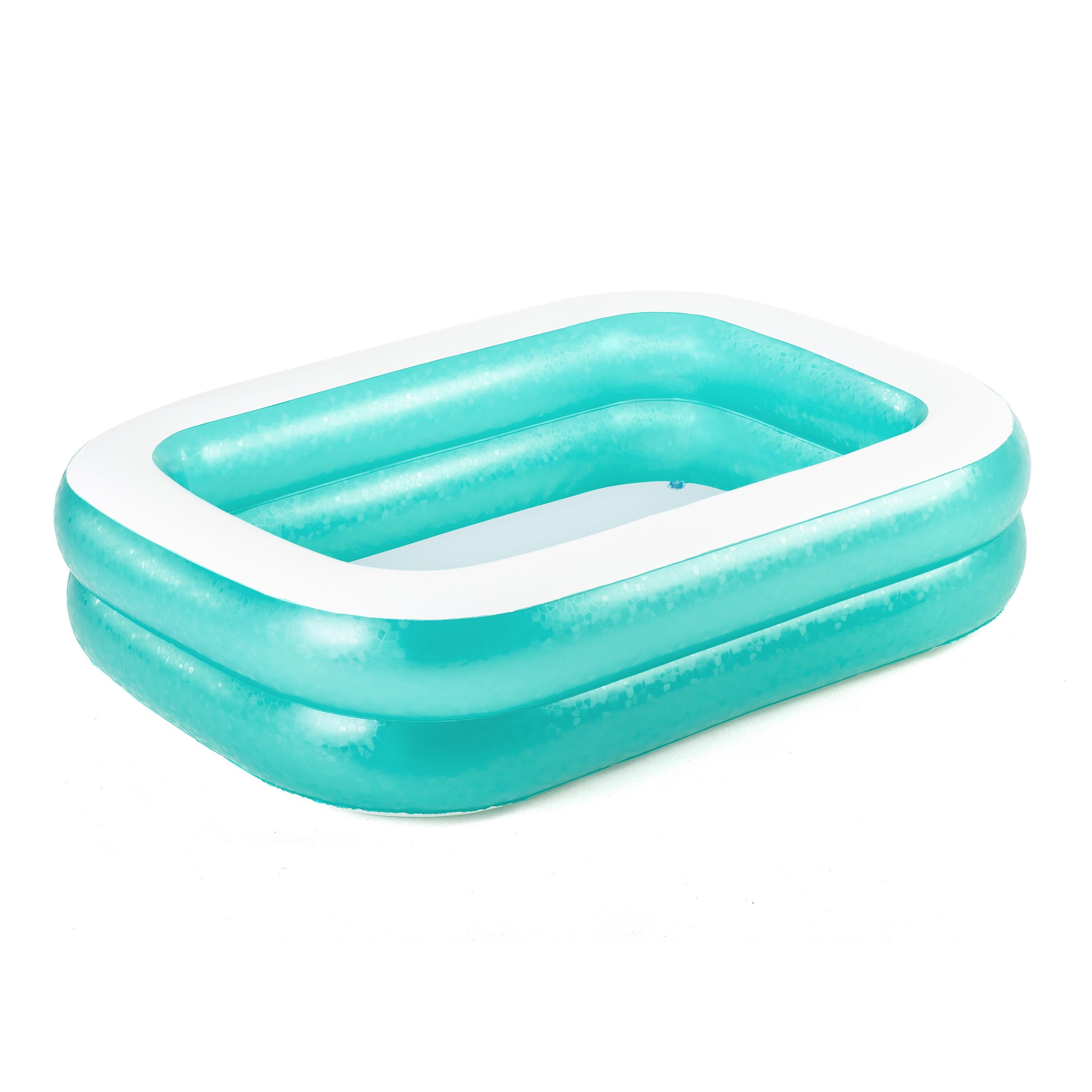 Bestway® Teal Rectangular Inflatable Family Pool 6'7"
