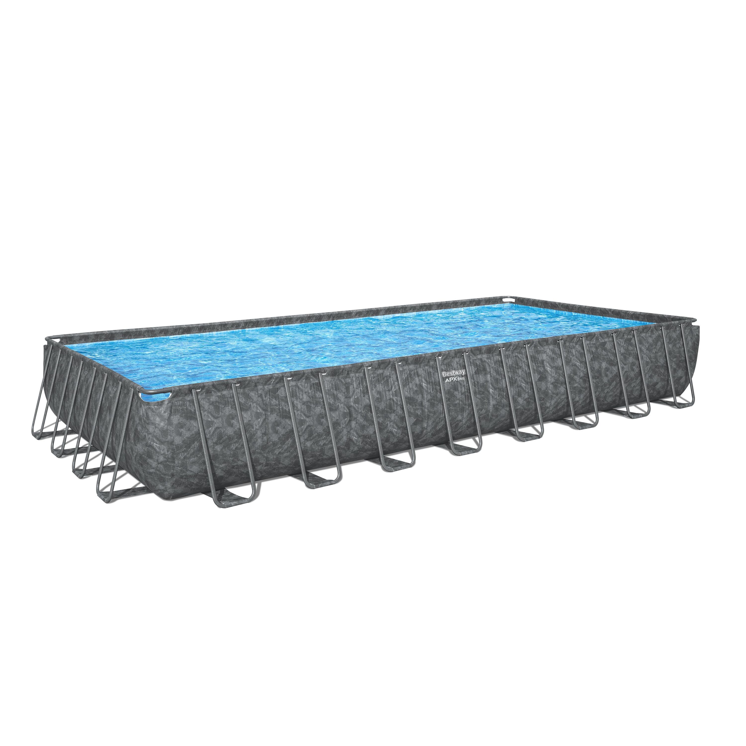 Bestway® APX 365™ Above Ground Pool Set Rectangular 9.56 m x 4.88 m x 1.32 m
