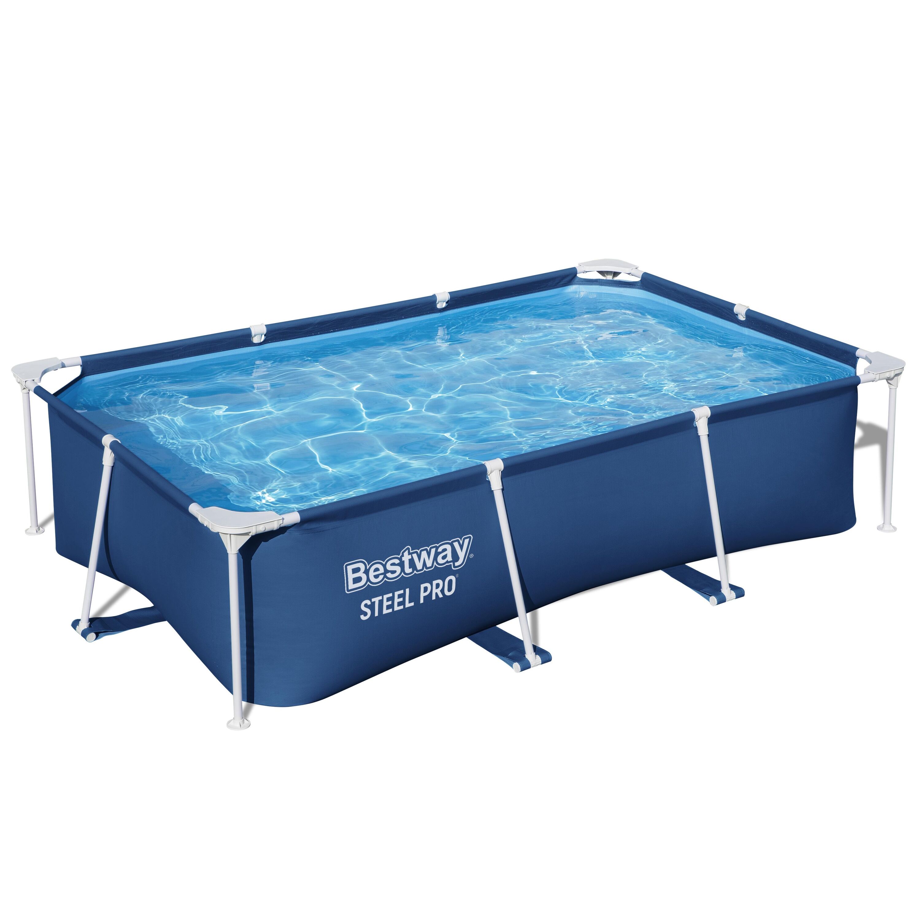 Bestway® Steel Pro® Above Ground Pool Rectangular 2.59 m x 1.70 m x 61 cm