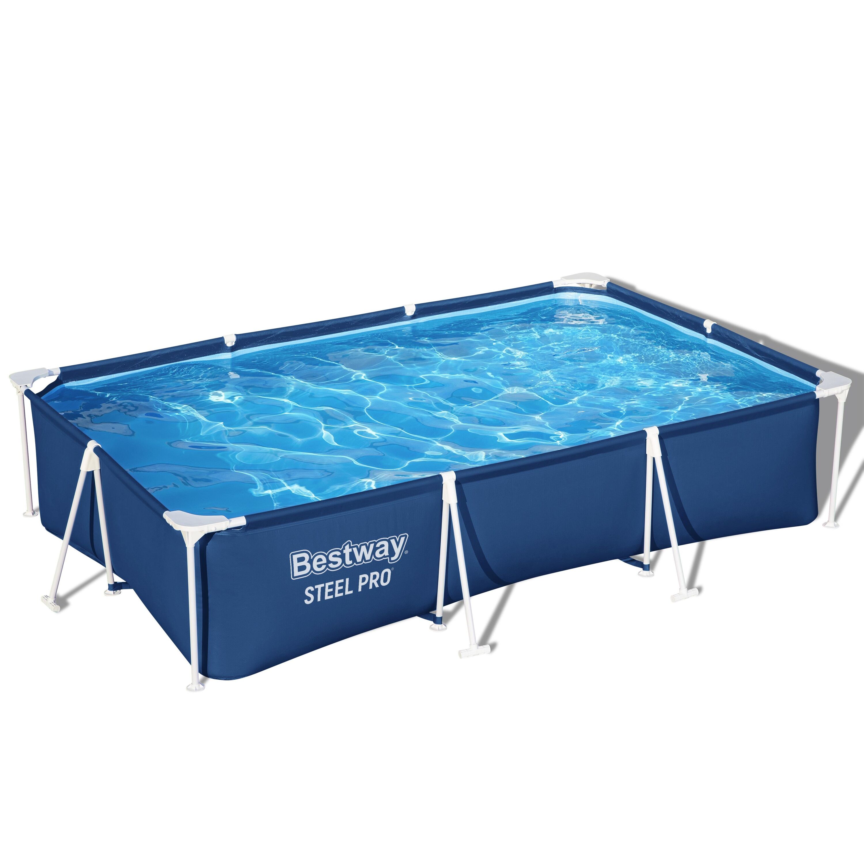 Bestway® Steel Pro® Above Ground Pool Rectangular 3.00 m x 2.01 m x 66 cm
