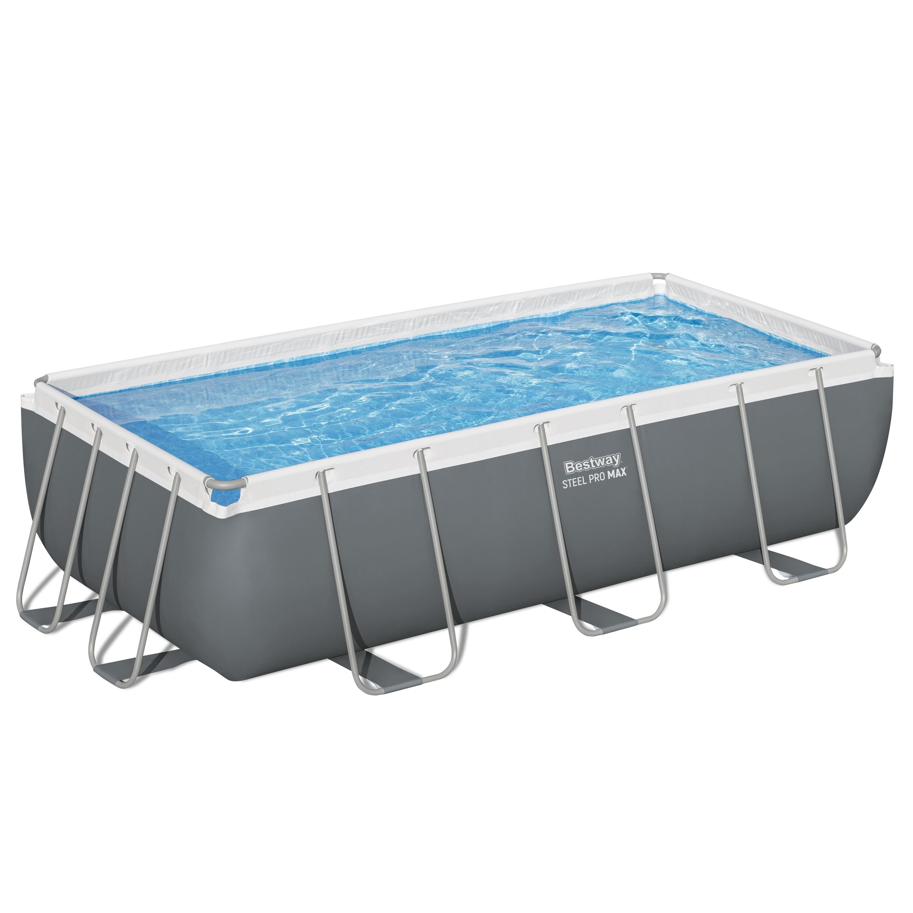 Bestway® Steel Pro MAX™ Above Ground Pool Set Rectangular 4.04 m x 2.01 m x 1.00 m