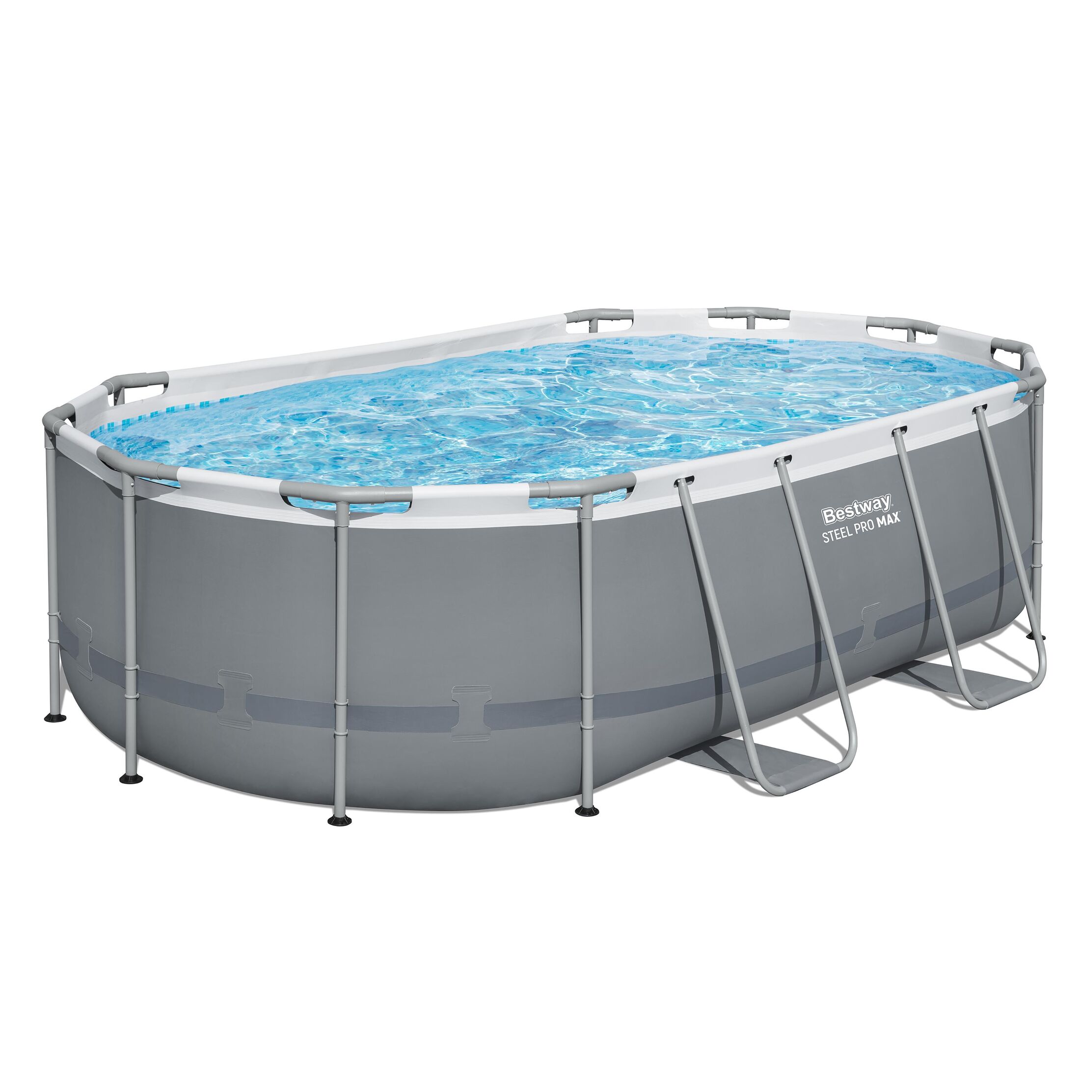 Bestway® Steel Pro MAX™ Above Ground Pool Set Oval 4.27 m x 2.50 m x 1.00 m