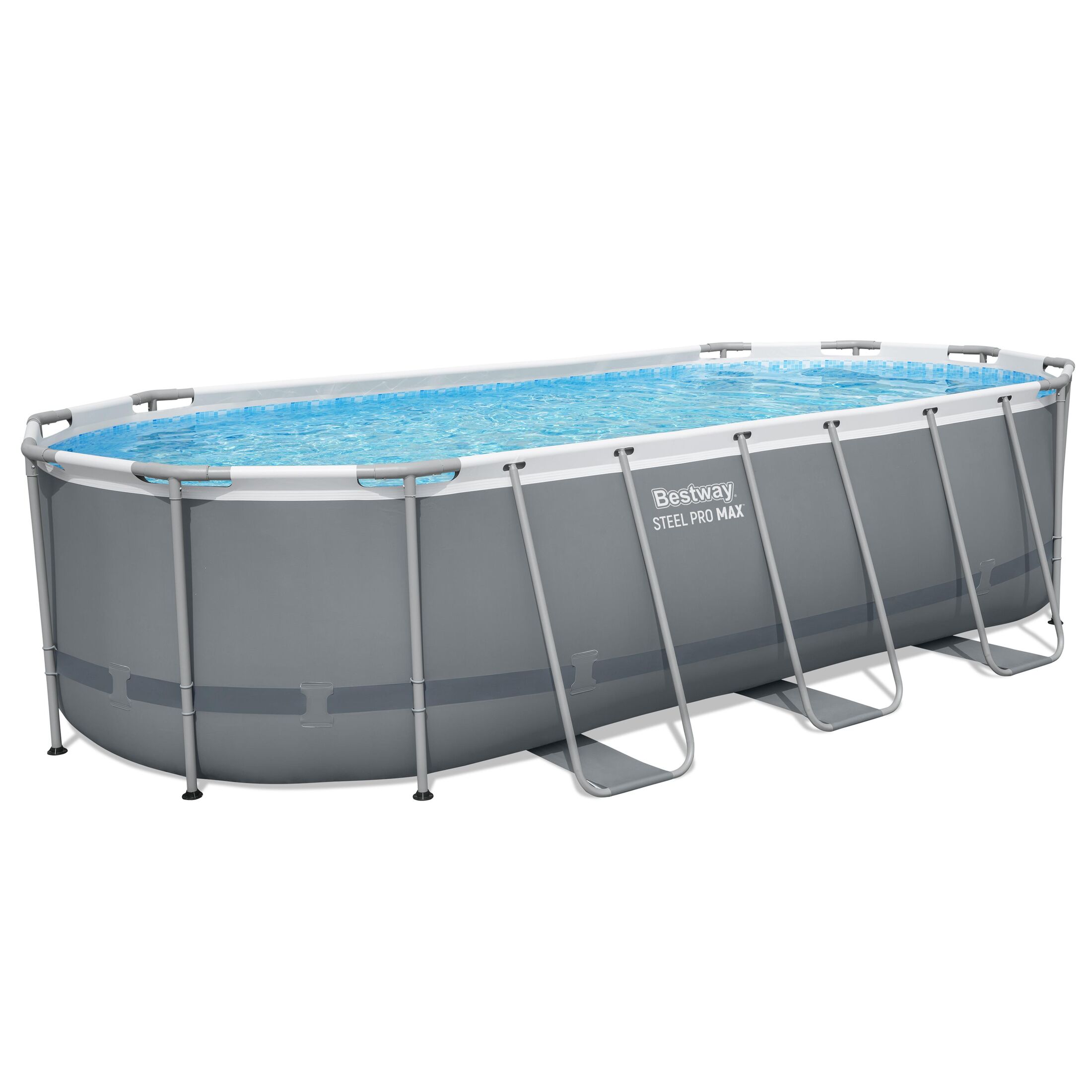Bestway® Steel Pro MAX™ Above Ground Pool Set Oval 5.49 m x 2.74 m x 1.22 m