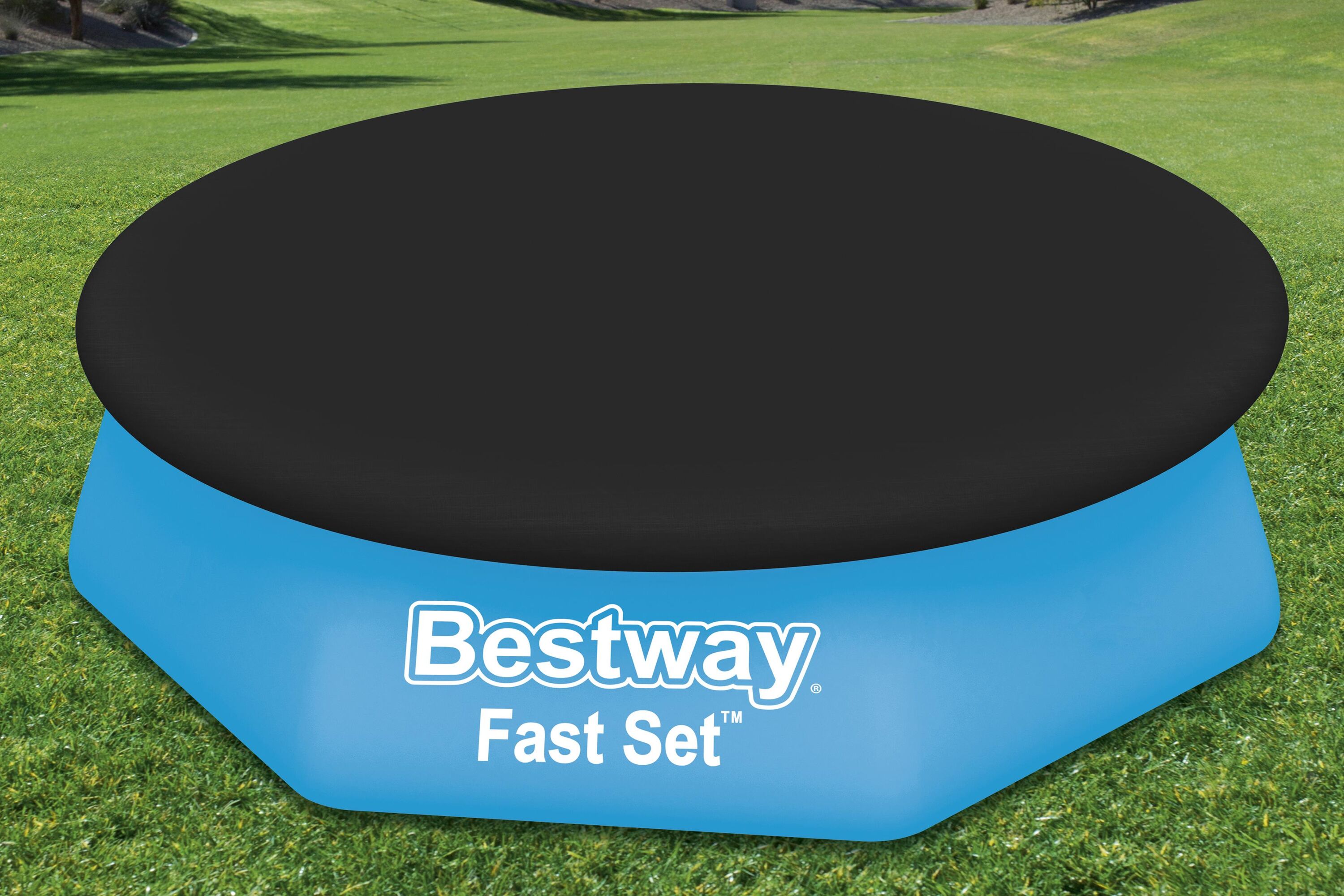 Bestway® Round Pool Cover for 2.44 m Inflatable Ring Above Ground Pools