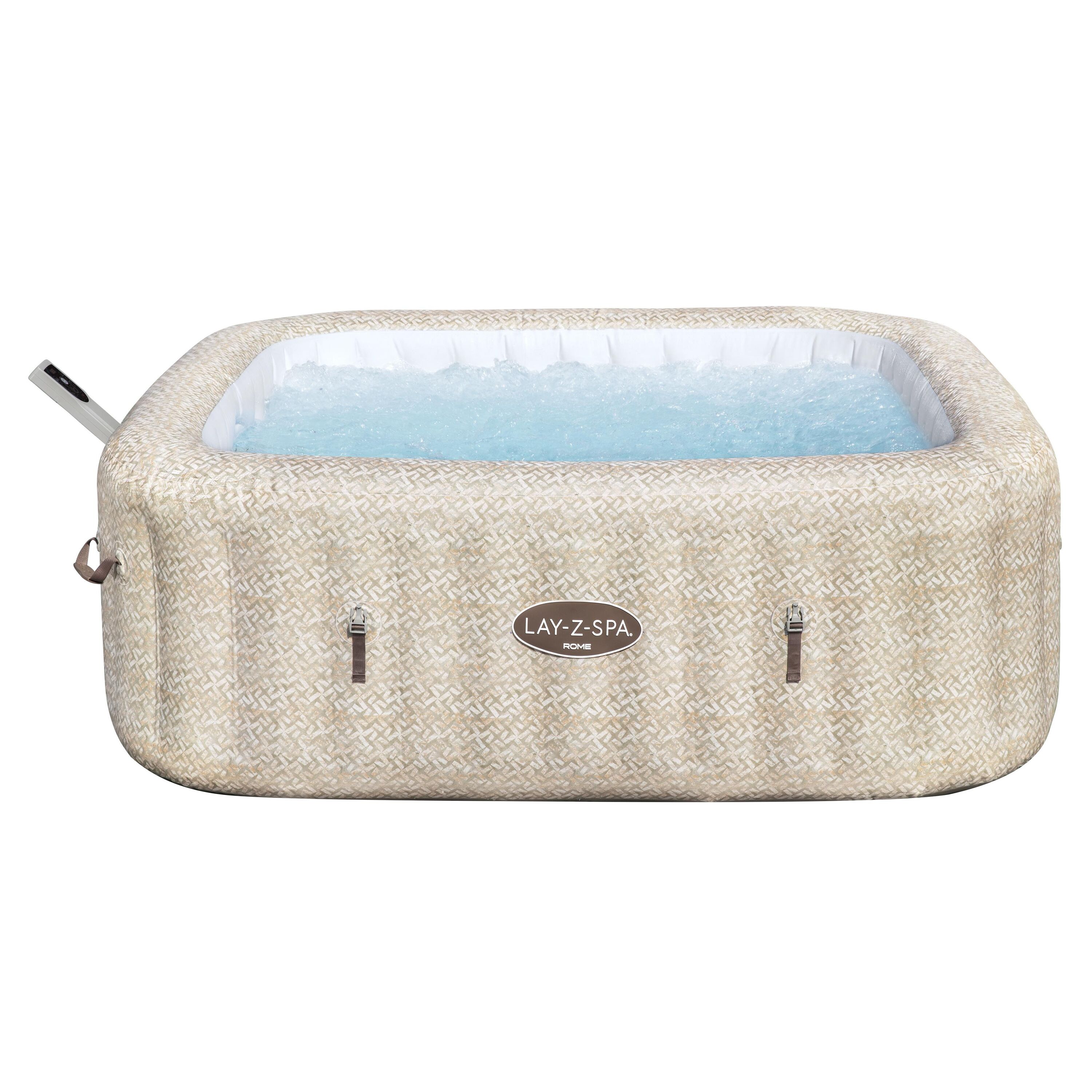 Lay-Z-Spa® Rome Energy-Efficient Smart AirJet™ 5-7 Person Inflatable Hot Tub with App-Control